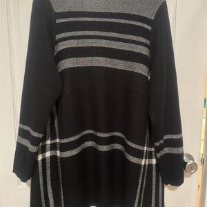 Charter Club Black and Gray Women's Cardigan